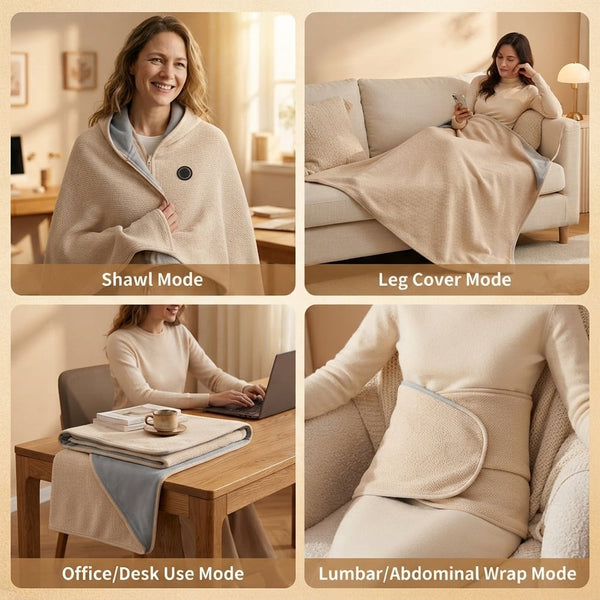 Sakerplus® USB Heated Shawl Wraps