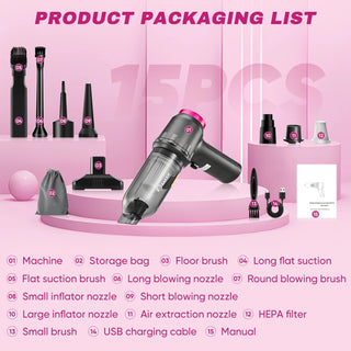 Sakerplus Portable Cordless Handheld Vacuum Cleaner