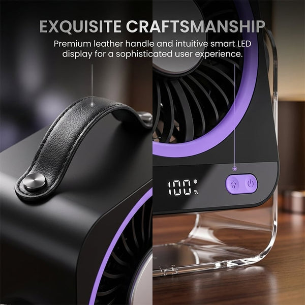 Sakerplus® Aless™  New Semiconductor Cooling Desktop Fan