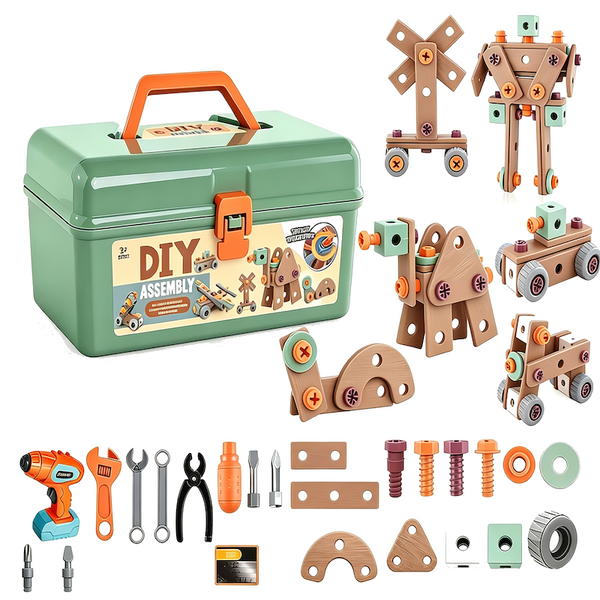 Sakerplus® Kids STEM Tool Set With Drill