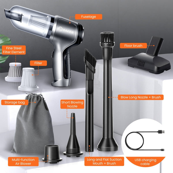Sakerplus® Mini Handheld Cordless Vacuum Cleaner