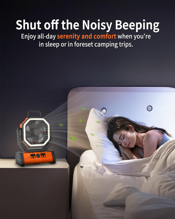 Sakerplus® Camping Battery Powered Fan