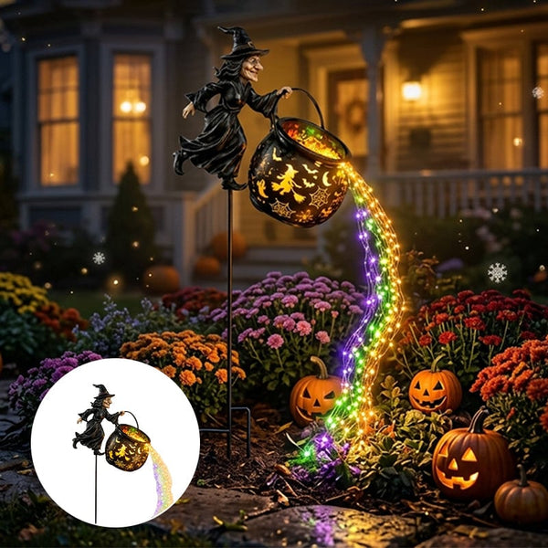 Sakerplus® Halloween Witch Cauldron Garden Light