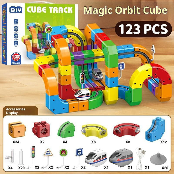 Sakerplus® 3D Stem Electric Train Set