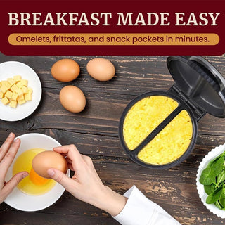 Sakerplus® Dual-Zone Electric Omelette Maker