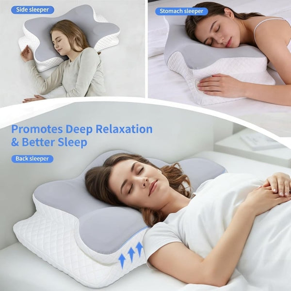 Sakerplus® Cervical Neck Pain Memory Foam Pillow