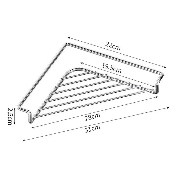 Sakerplus® Stainless Steel Corner Sink Shelf Set 2 Pack