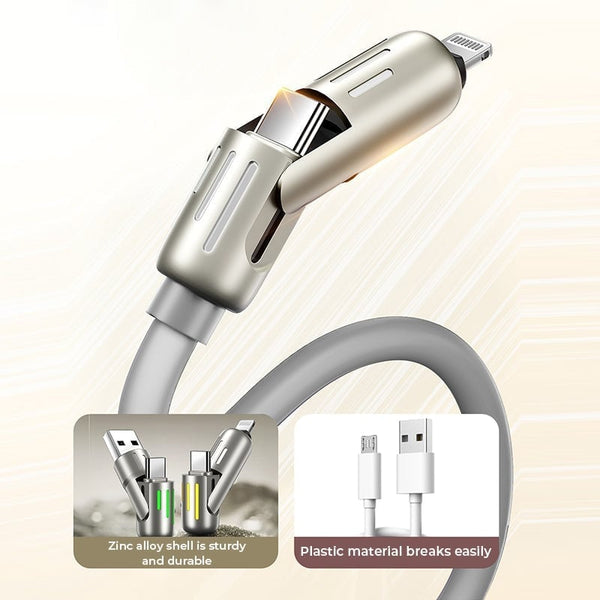 Sakerplus® 240W 4-in-1 USB C Cable