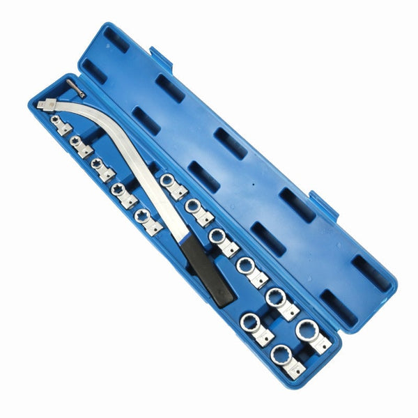 Sakerplus® 15Pcs Universal Belt Tensioner Pulley Tool Kit