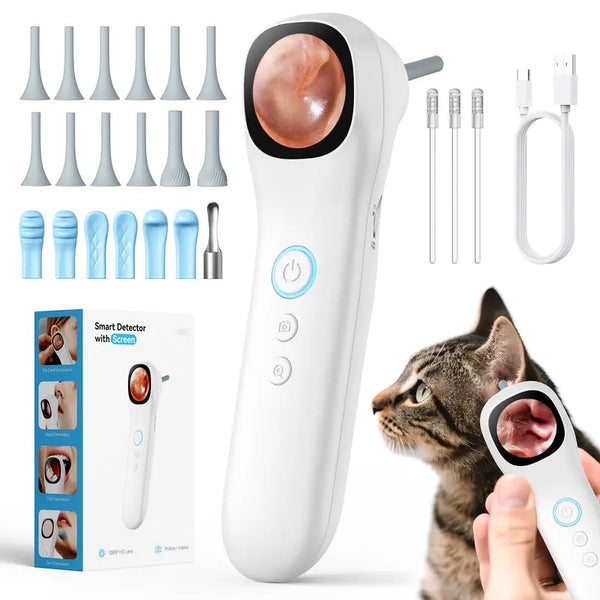 Sakerplus® 1080P HD Digital Otoscope With Screen