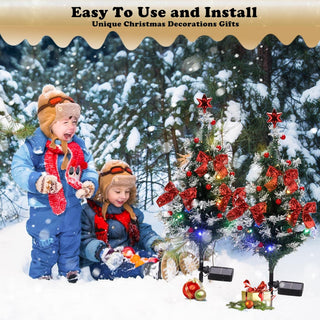 Sakerplus® Solar Christmas Tree Pathway Lights