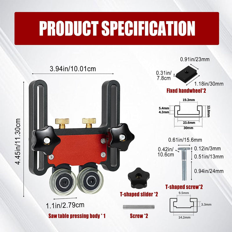 Saker Table Saw Feeder Guider