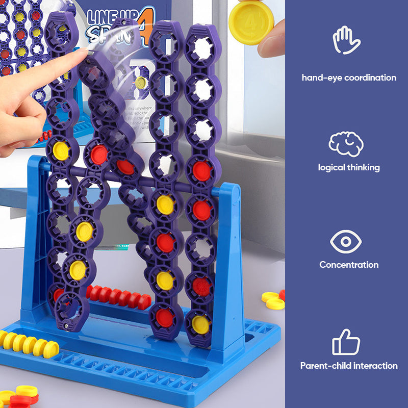 SAKER® 4 In A Line Spin Game