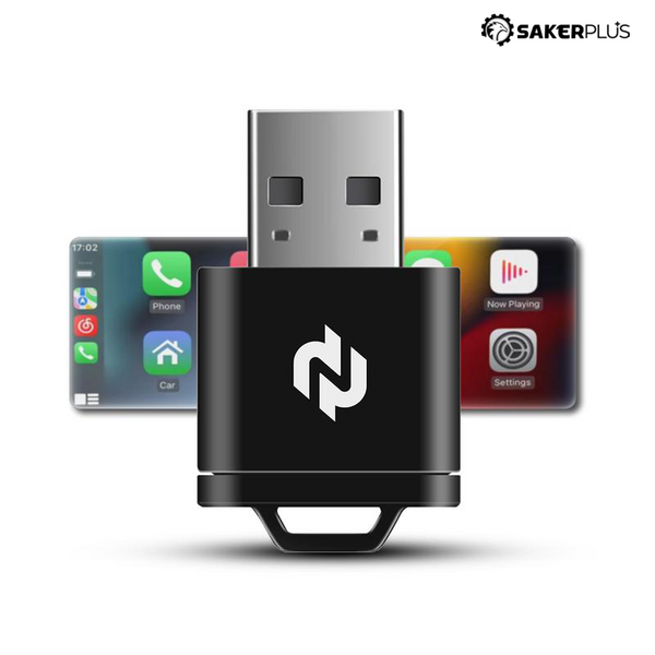 Sakerplus® Wireless CarPlay Android Auto Adapter