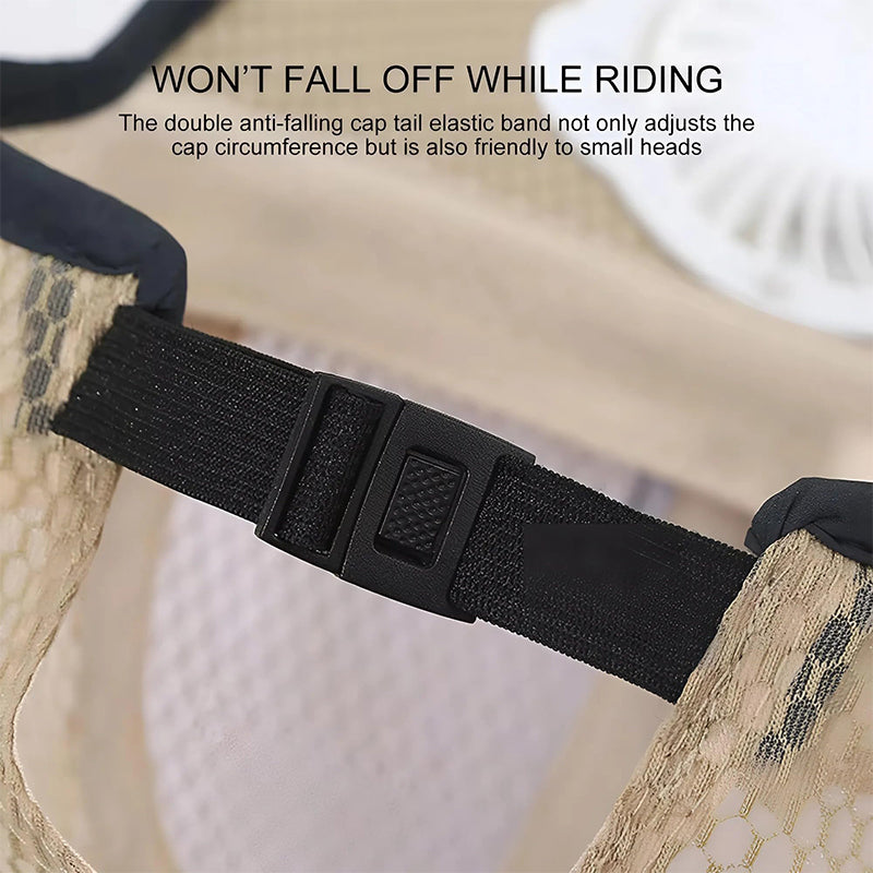 Sakerplus Solar Powered Cooling Fan Cap