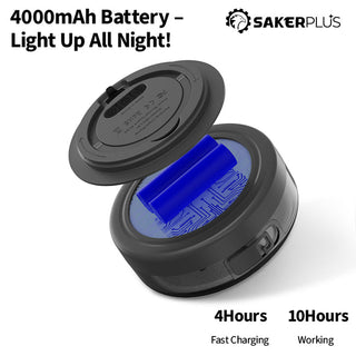 Sakerplus Rechargeable Outdoor Camping String Lights