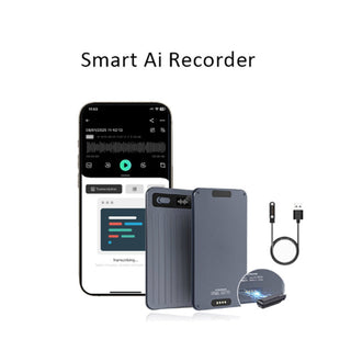 Sakerplus AI Voice Activated Recorder With Translation