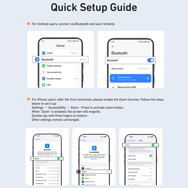 Sakerplus Fun Shot Magnetic Grip & Magnetic Selfie Light