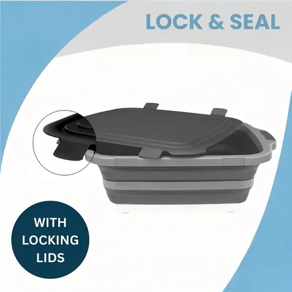 Sakerplus® Collapsible BBQ Prep Tub Set
