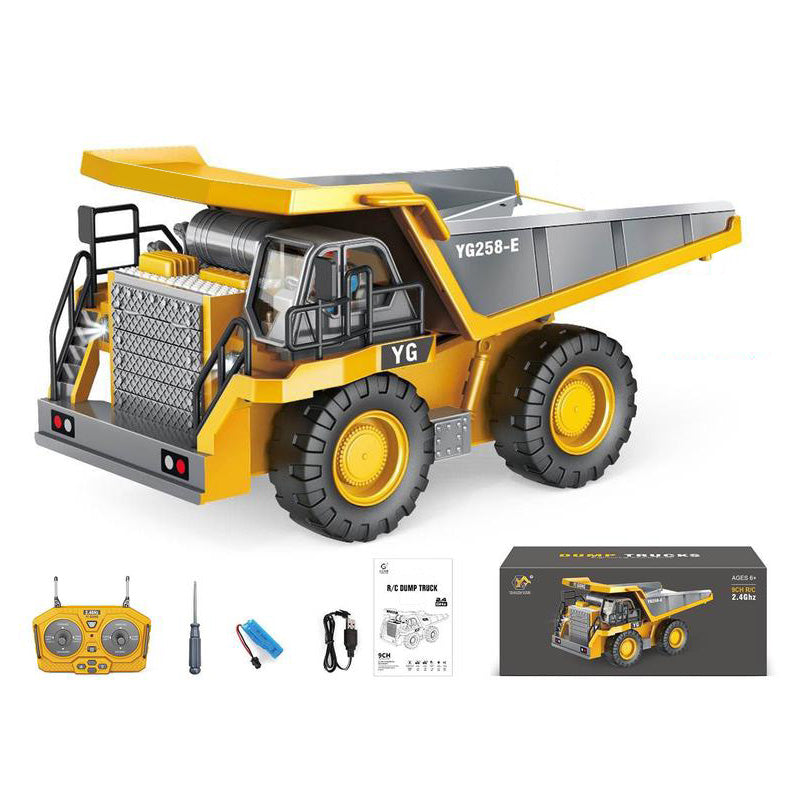 Sakerplus 9-Channel RC Metal Bulldozer