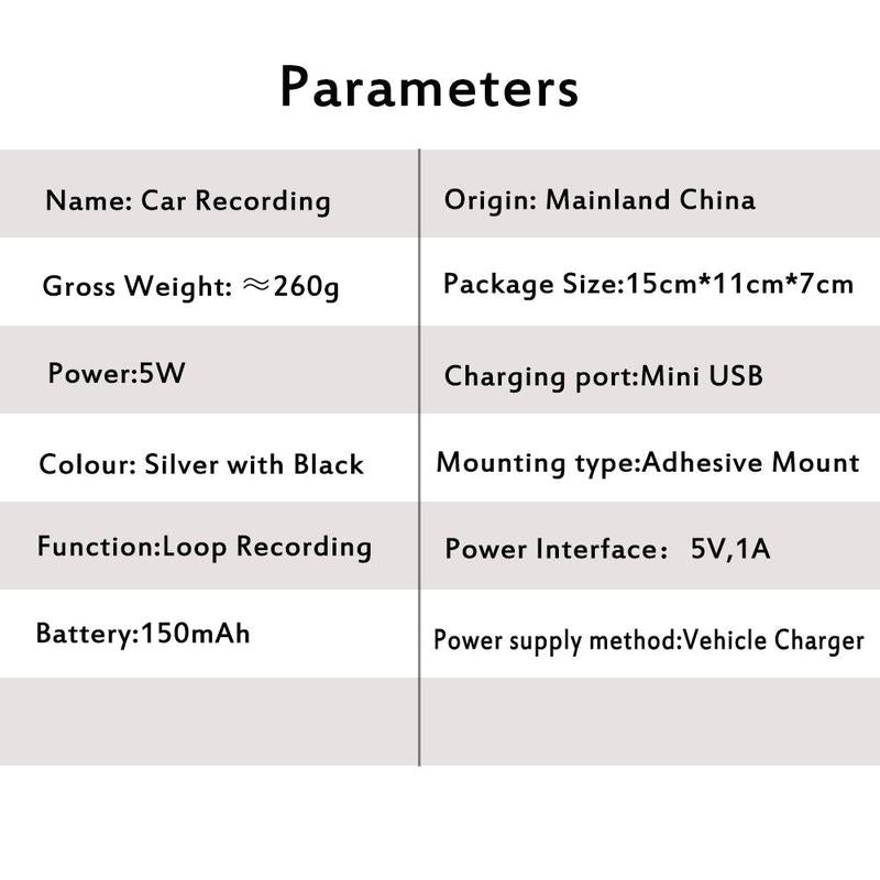 SAKER® Front & Rear Dashcam