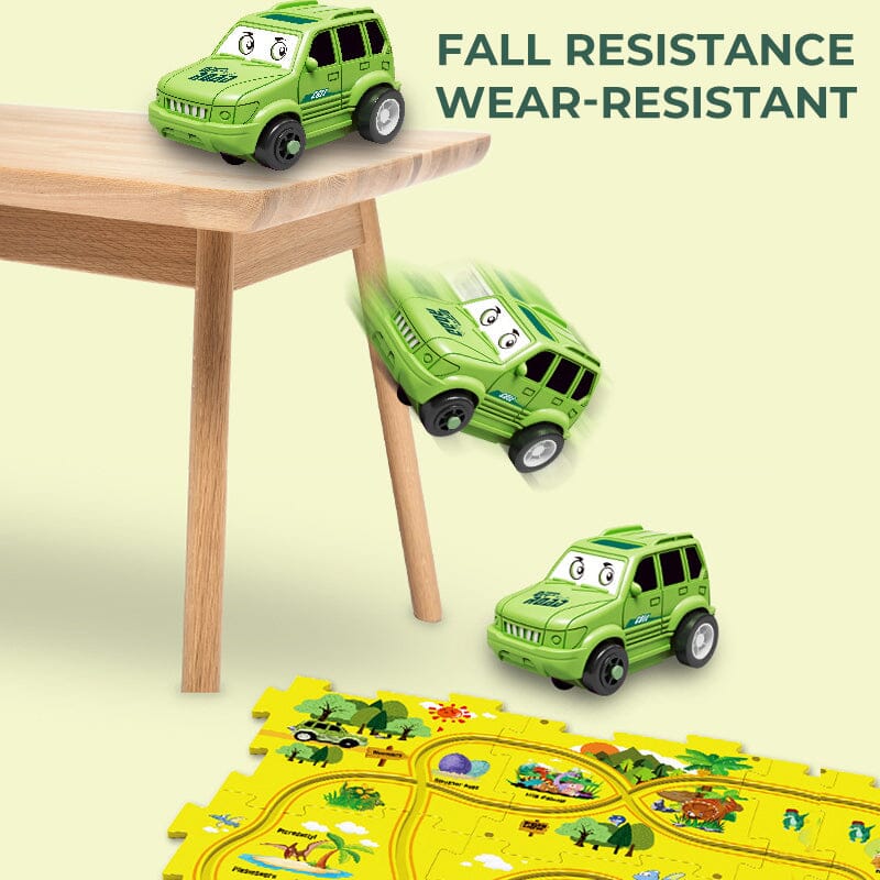 Sank Puzzle Track Car Play Set