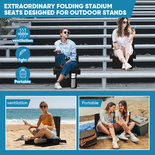 Saker Stadium Seats With Back Support