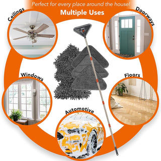 Sakerplus Long-handled wall cleaning mop