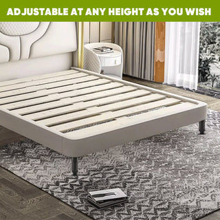 Sakerplus 6 Pcs Adjustable Height Bed Support Legs