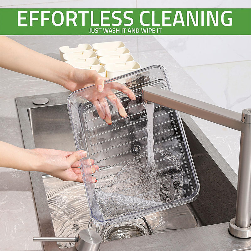 SAKER® Divided Serving Tray with Lid and Handle 1