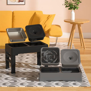 Sakerplus Folding Table Pet Bowl