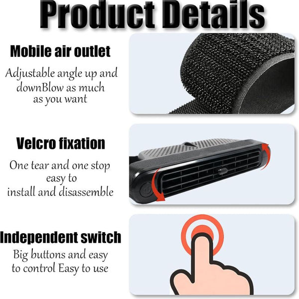 Sakerplus® Portable Car Seat Cooling Fan