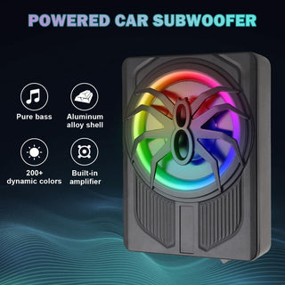 Sakerplus® Slim Powered Car Subwoofer Audio Speaker