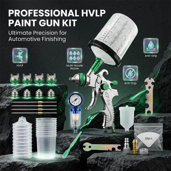 Sakerplus® HVLP Air Spray Gun Kit