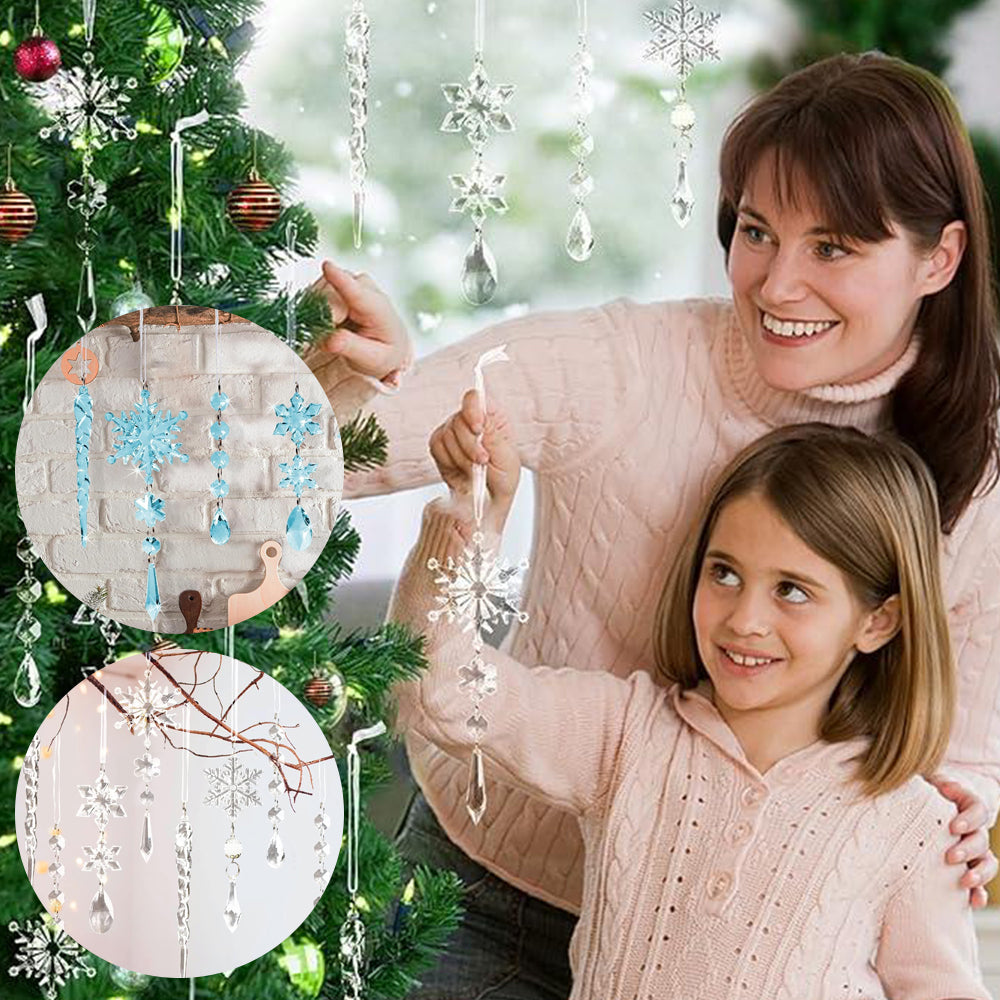 Sakerplus® Acrylic Crystal Christmas Ornaments