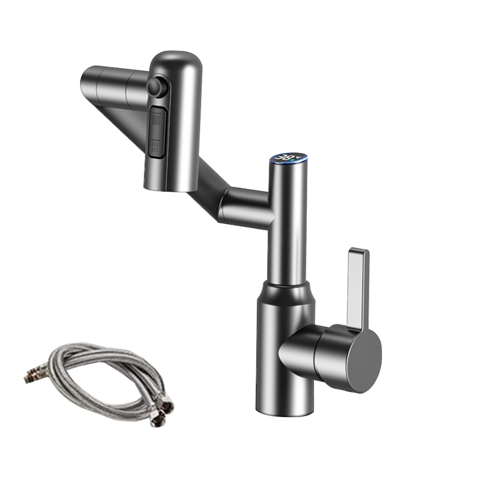 Sakerplus Bathroom Faucet With Temperature Display