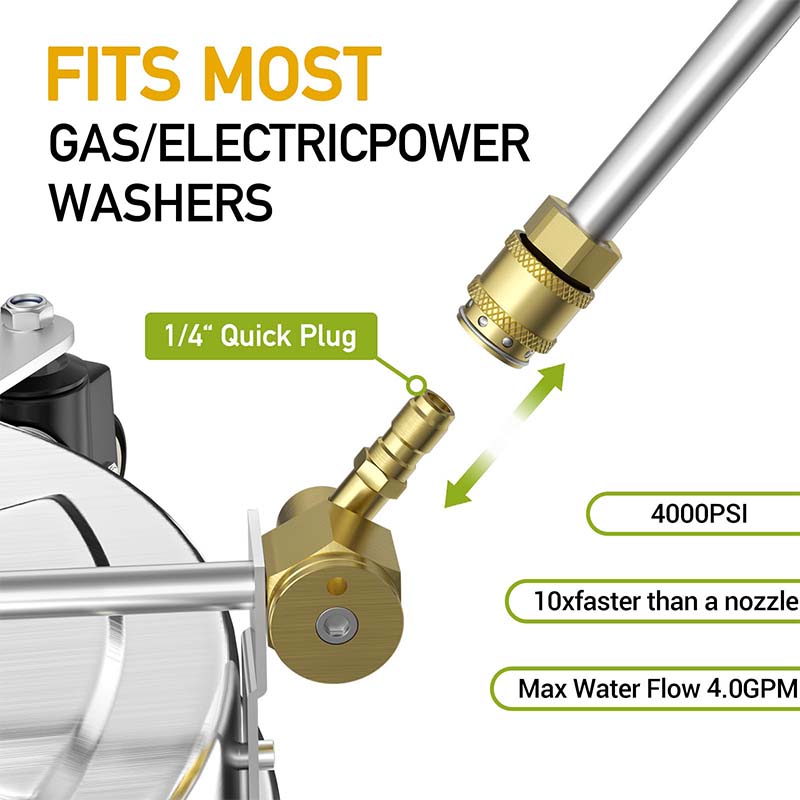 Saker Stainless steel pressure washer