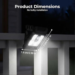 Sakerplus® Solar Clip Light with Motion Sensor