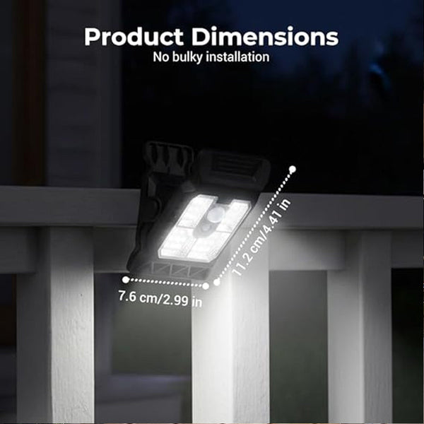 Sakerplus® Solar Clip Light with Motion Sensor