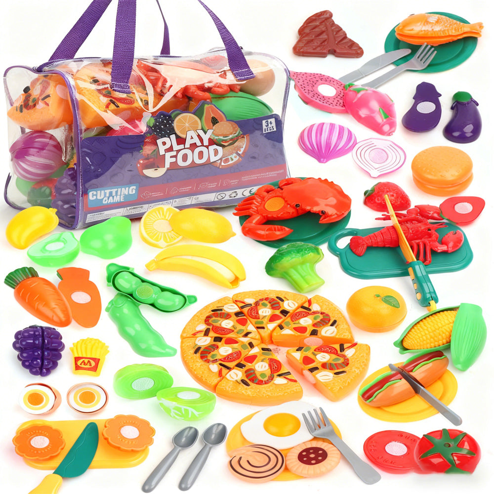 Sakerplus® Pretend Play Kitchen Food Set