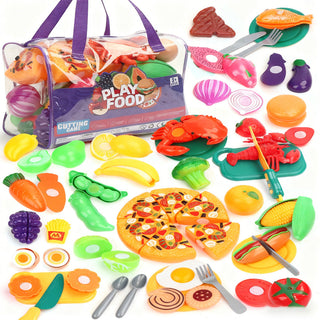 Sakerplus® Pretend Play Kitchen Food Set