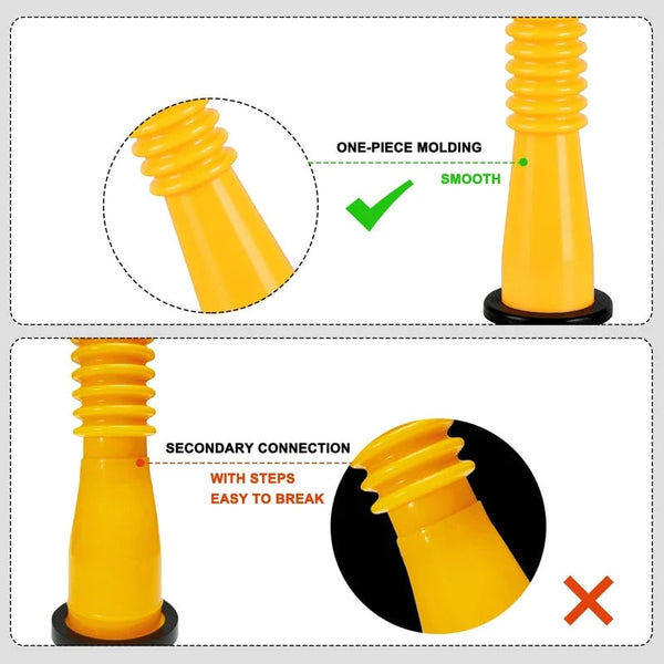 Sakerplus® Gas Can Spout Replacement With Anti-Spill Flexible Nozzle