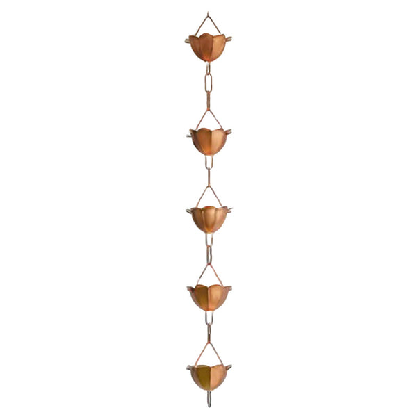 Sakerplus® Nature-Inspired Petal Design Rain Chain
