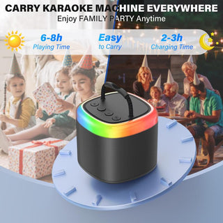 Sakerplus® Mini Portable Karaoke Speaker Set