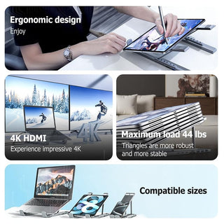 Sakerplus® 8-in-1 USB-C Laptop Docking Station