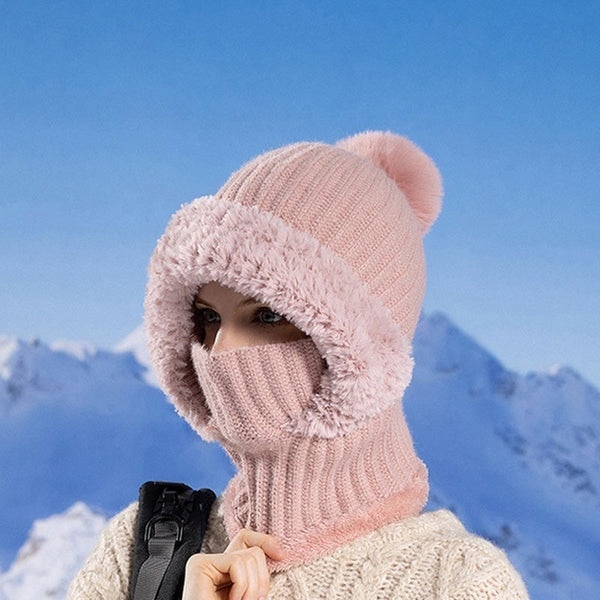 Sakerplus® Full Face Knit Hood Hat