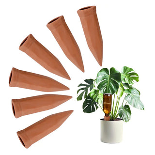 Sakerplus® Self-Watering Terracotta Plant Spikes Pack