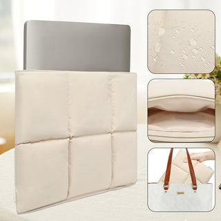 Sakerplus Quilted Puffy Laptop Sleeve Case