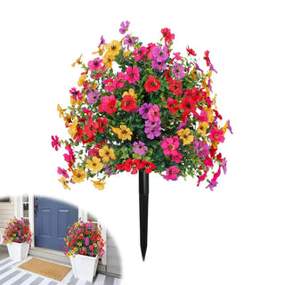 Sakerplus® Artificial Faux Flowers Garden Decoration