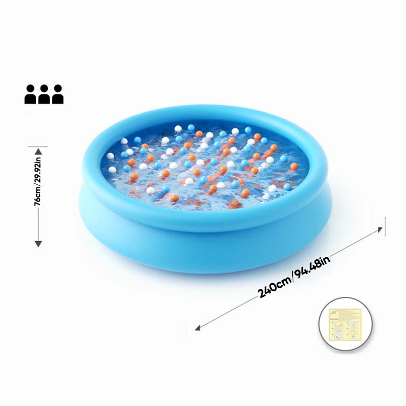 Sakerplus Inflatable Swimming Pool